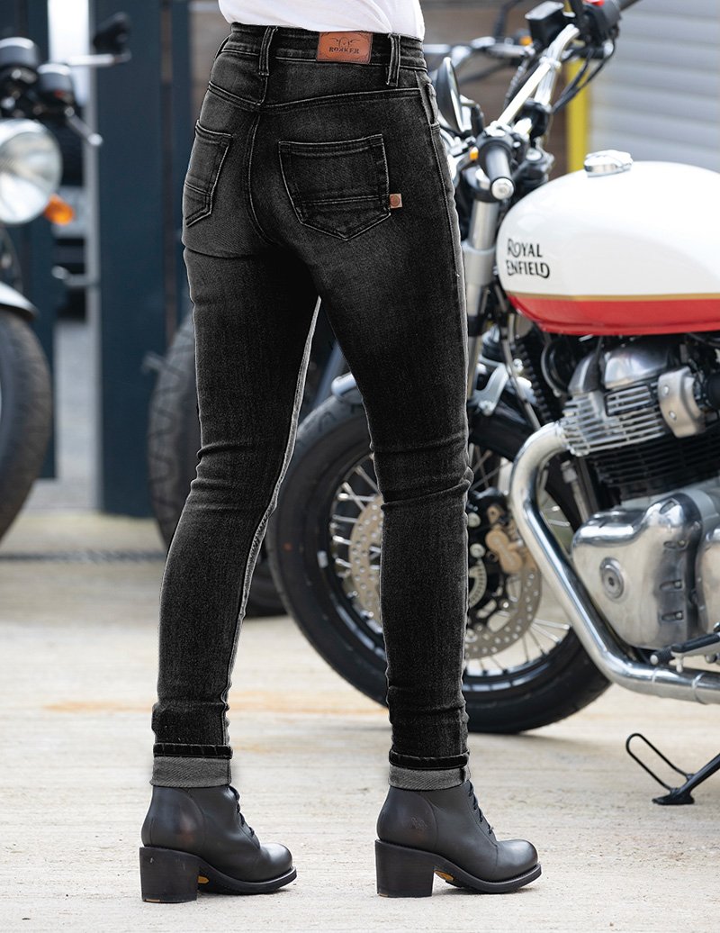 Rokker Rokkertech ladies 'High Waist' in black.